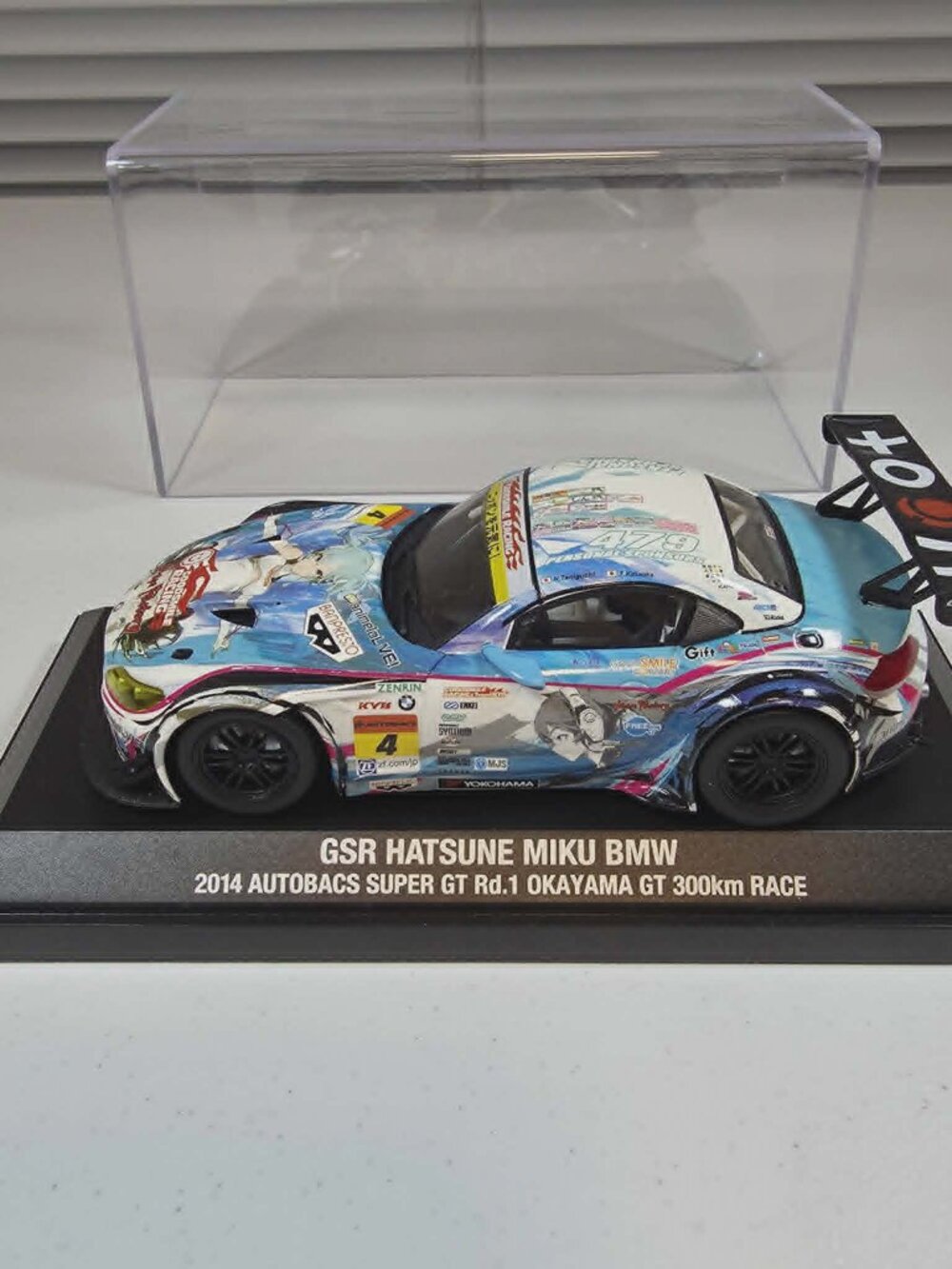 GOOD SMILE RACING HATSUNE MIKU BMW 2014 AUTOBACS SUPER GT RD. 1 OKAYAMA GT 300KM
